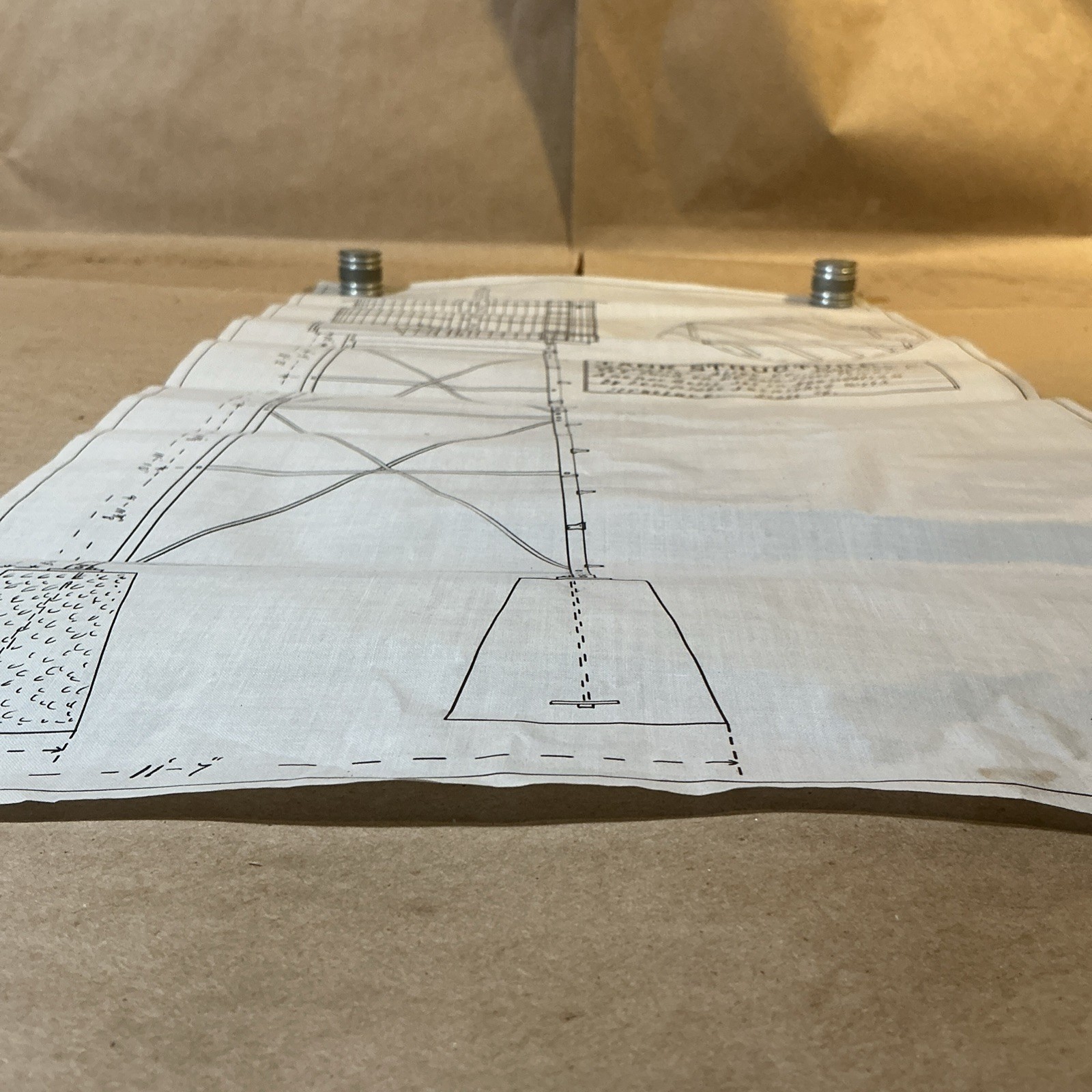 Early 1900s Mechanical Drawing Of Water Tower Heller-Alley Co. As Is INV-JDH14