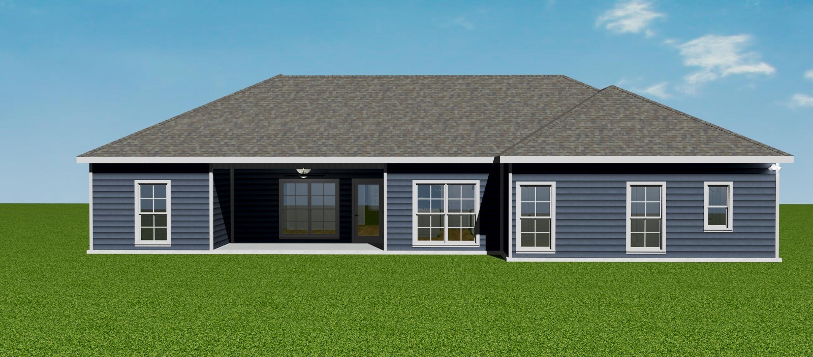 1774 sq.ft., 4 Bedroom, 2 Bath, 2-car garage – Craftsman Home / House Plan