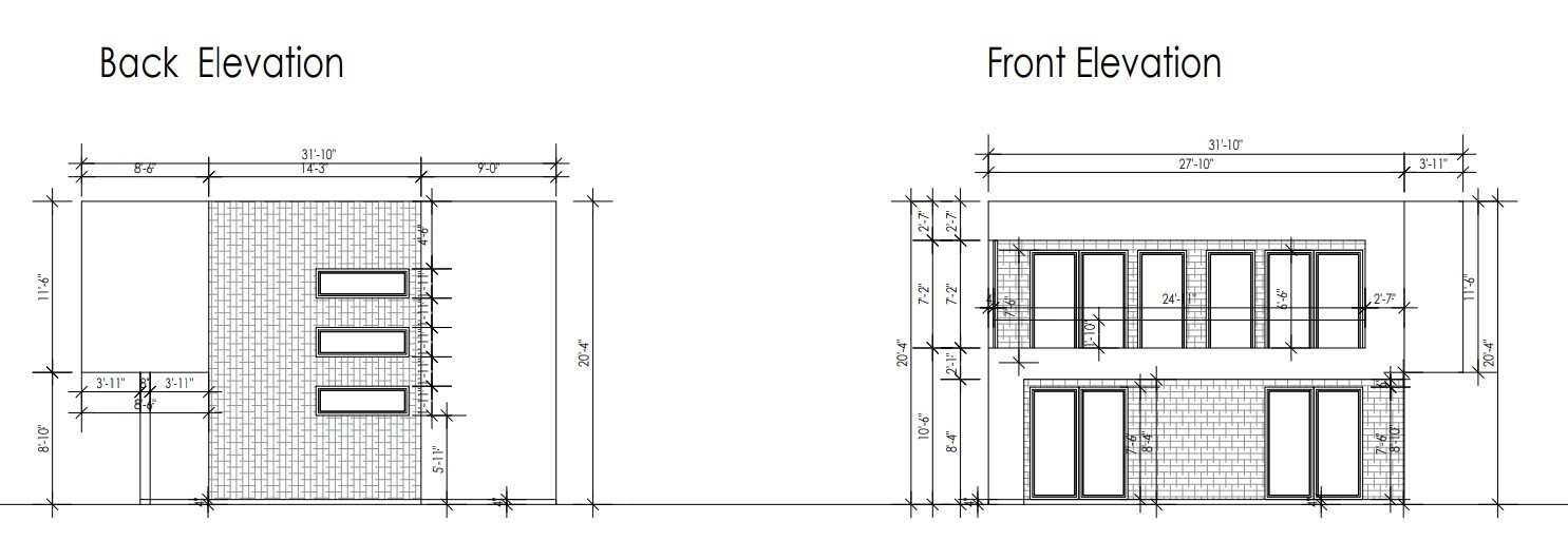 Modern House Floor Plan Design 4Bedroom 3Bathroom + Flat Roof, 1477sqf/137.25m2