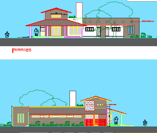 Architectural Drawing Plans for Modern Home Project