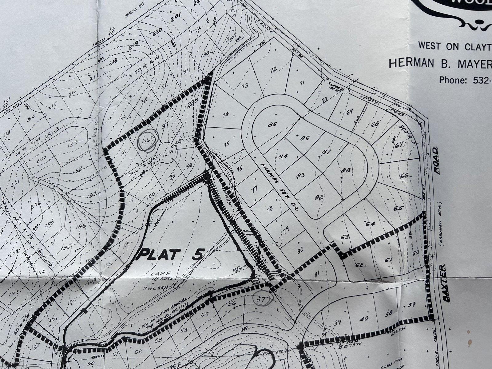 Claymont Woods Development Plans & Brochures 1970s – Chesterfield, Missouri