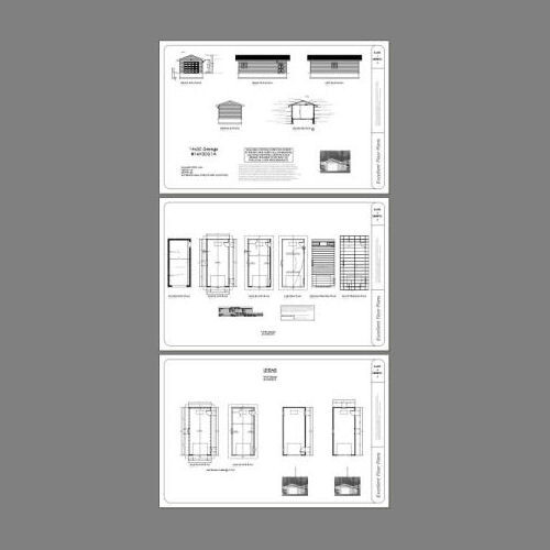 14×30 1-Car Garage — 420 sq ft — PDF Floor Plan — Model 1A