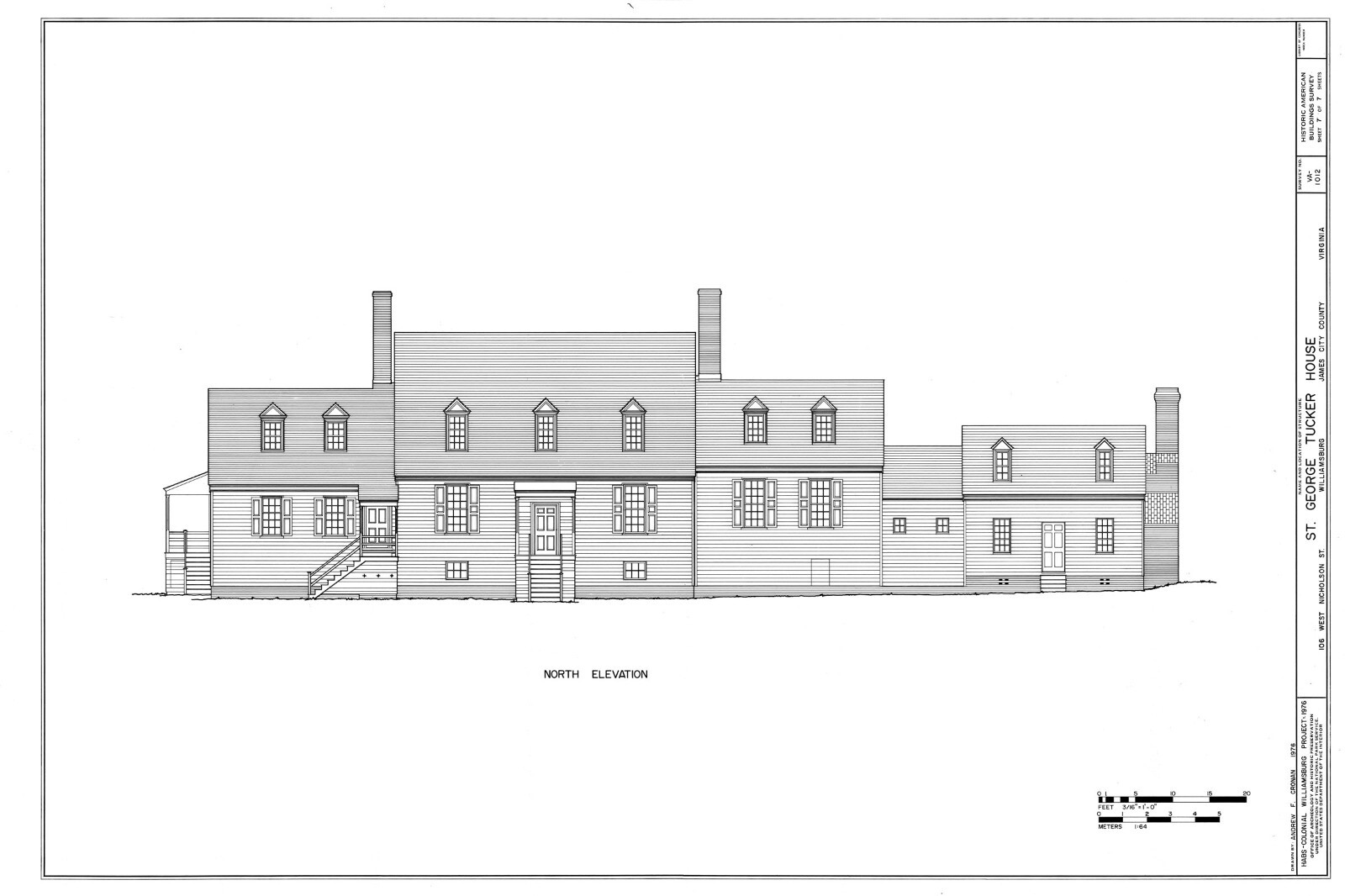 Authentic Colonial Williamsburg Home, wood farmhouse, architectural plan set
