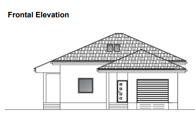 Small Modern 2 Bedroom 2 Bathroom House Floor Plan Blueprints, 116.3m2/1252SQF