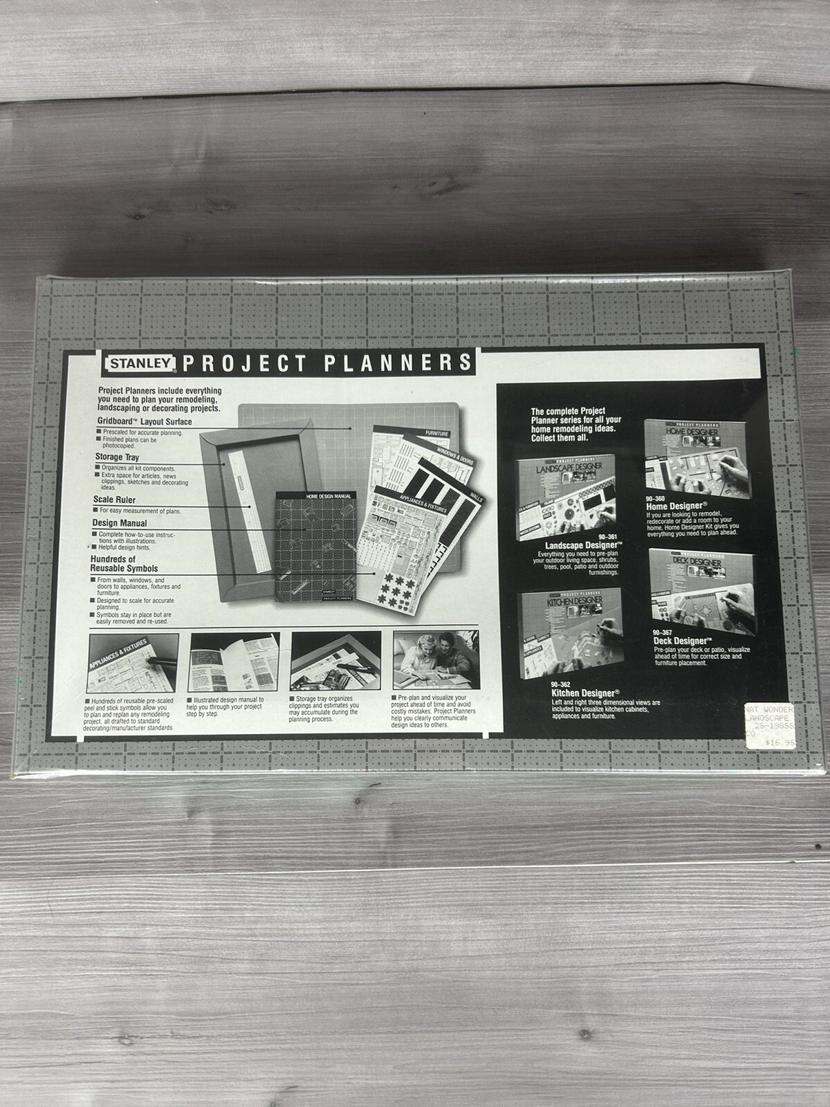 Vintage Stanley Project Planner Landscape Designer 1988 New Sealed