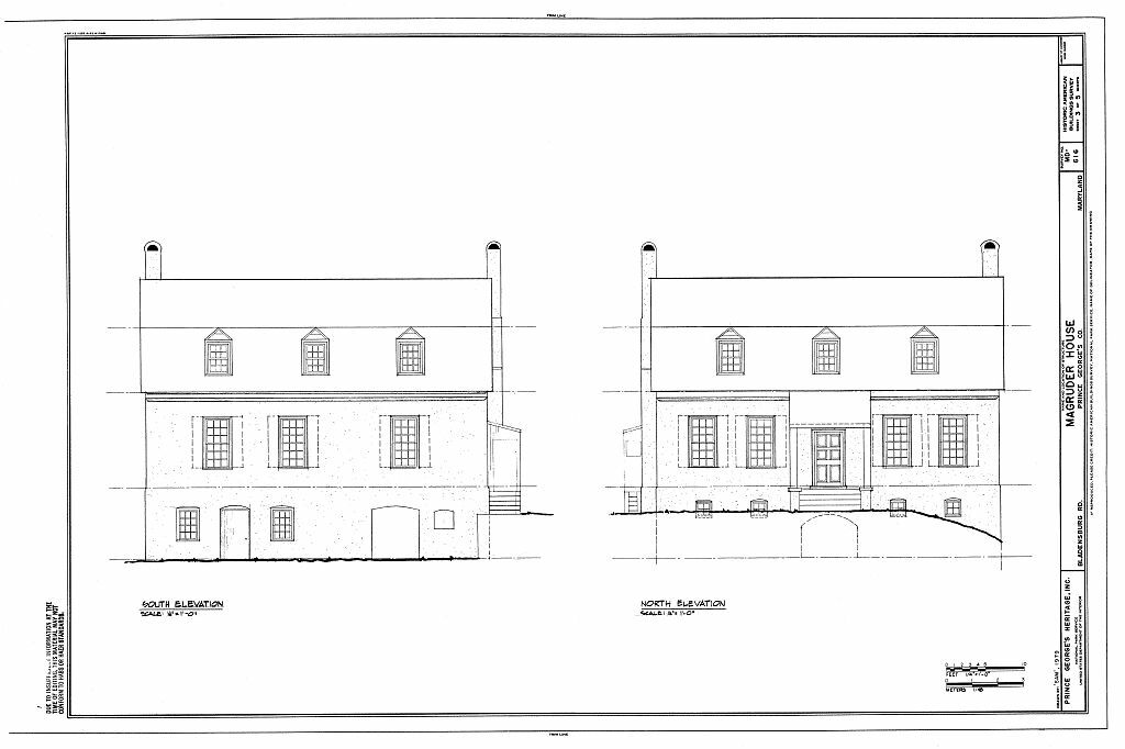 Dutch Colonial stone house, gambrel roof design, PRINTED architectural plans