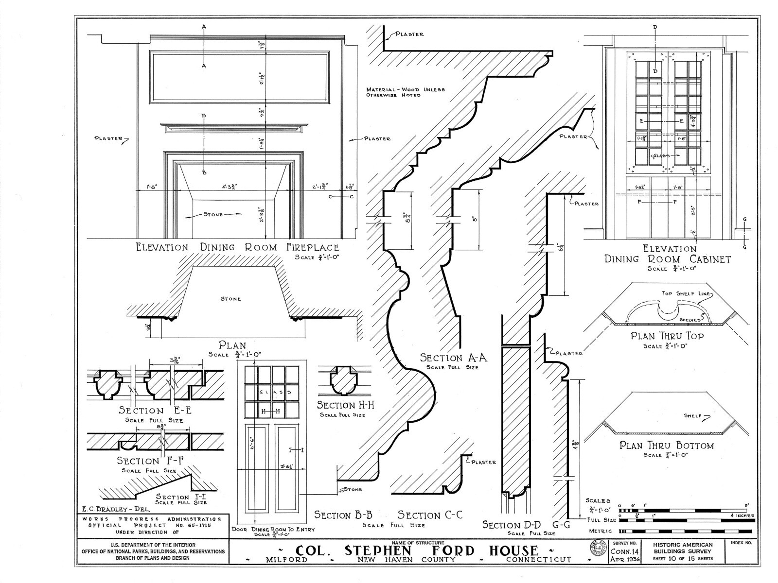 Early Colonial timber framed house, 4 bedrooms, printed architectural plans
