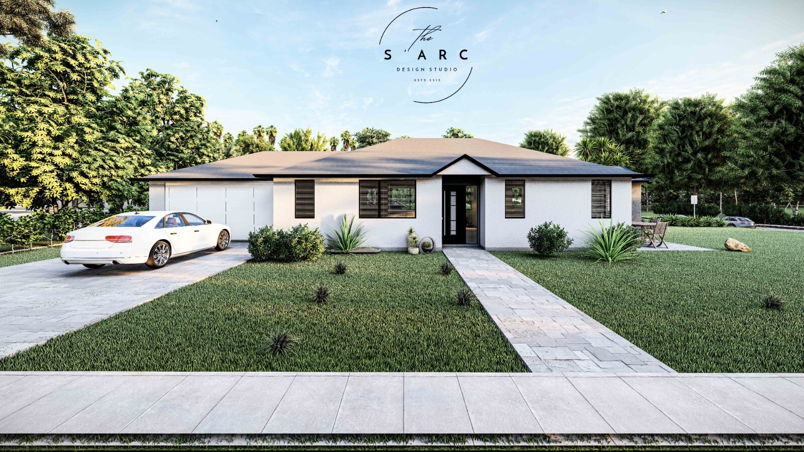 Modern House Plan, American Style House, Barndominium House, Farm House, 3 bed