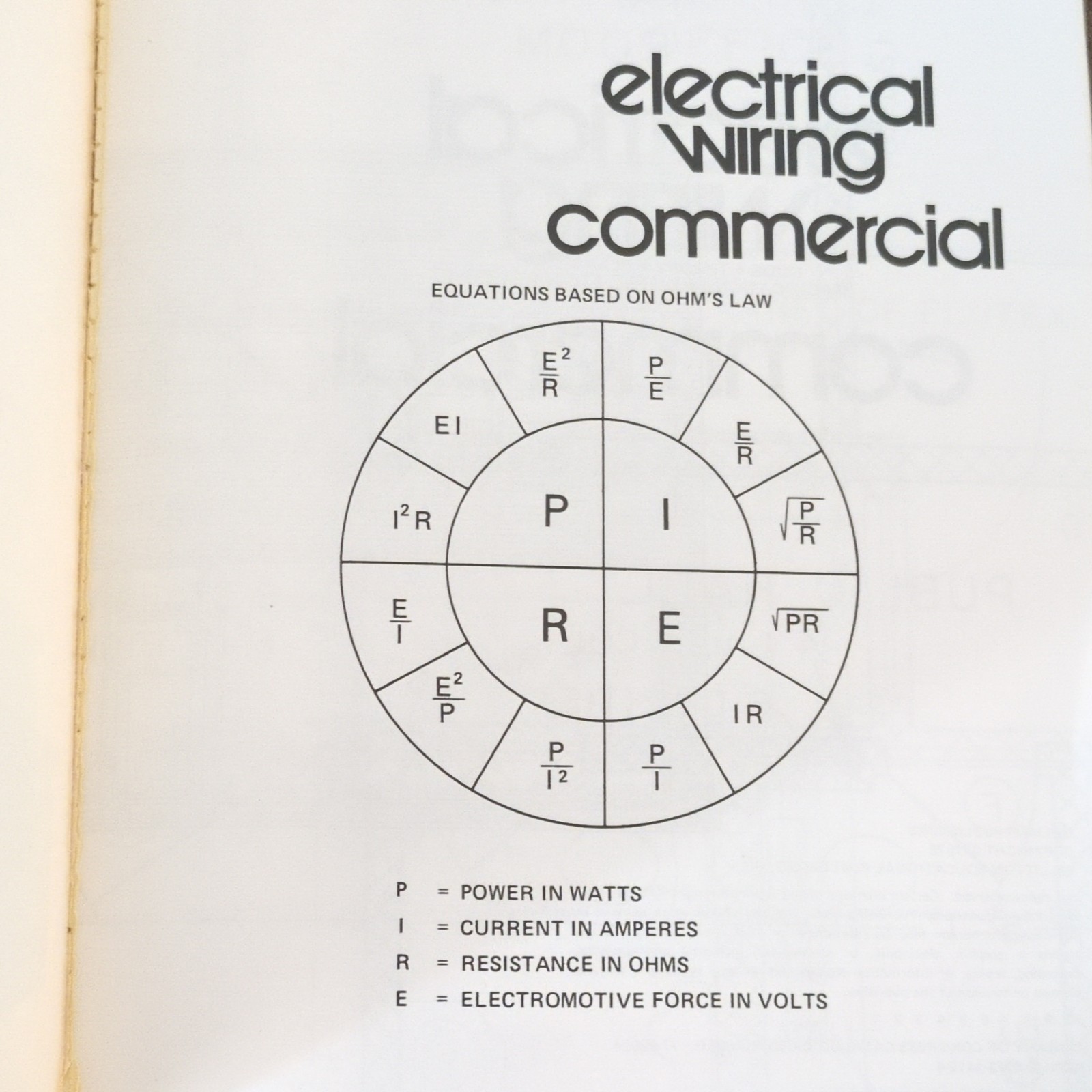 Delmar Publishers Electrical Wiring Commercial Building Book w/ Plan Sheets