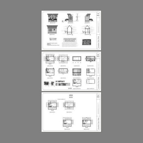 20×10 Tiny House — 266 sq ft — PDF Floor Plan — Model 1B