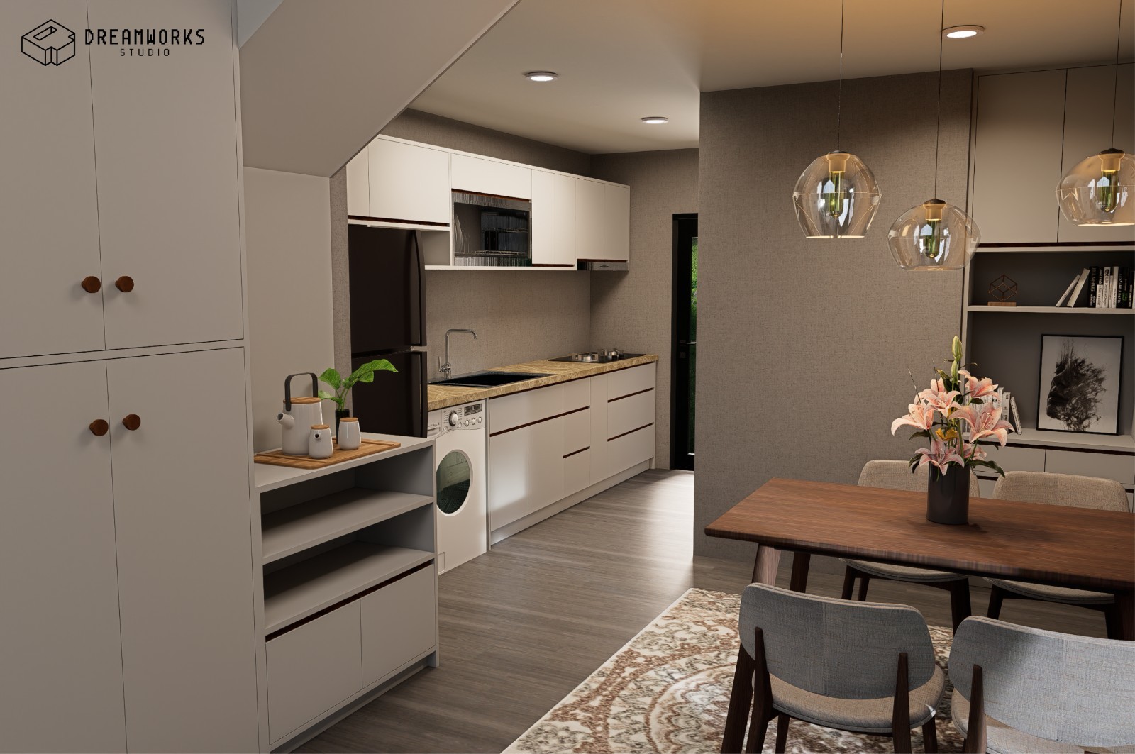 Modern Tiny House with Mezzanine 4×9 Meters | 1 Bedroom | Houseplan