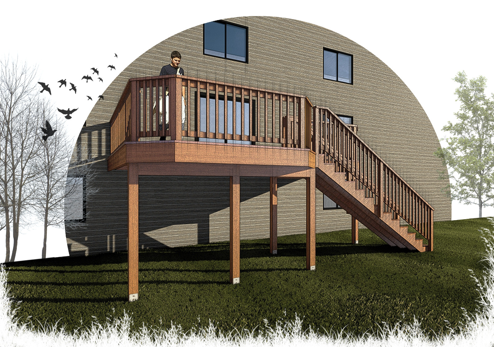 Favorite Nook Deck Plans – PDF Downloadable Blueprint