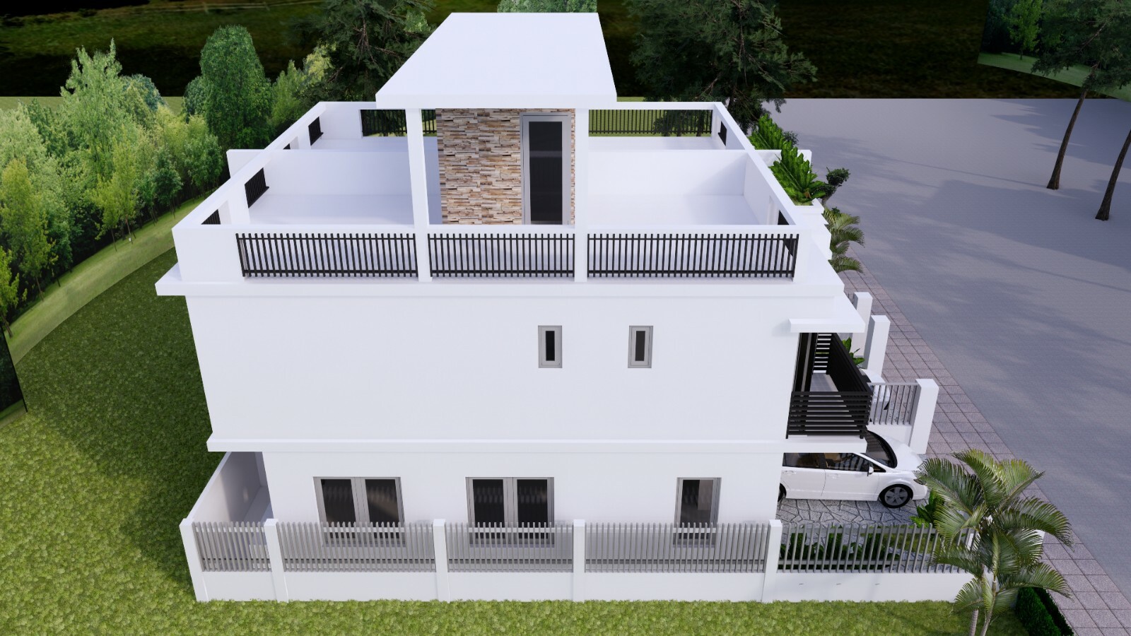 16×50 Home Design Plan 5×15 Meter Duplex House 3 Bedrooms (A4 Hard Copy)