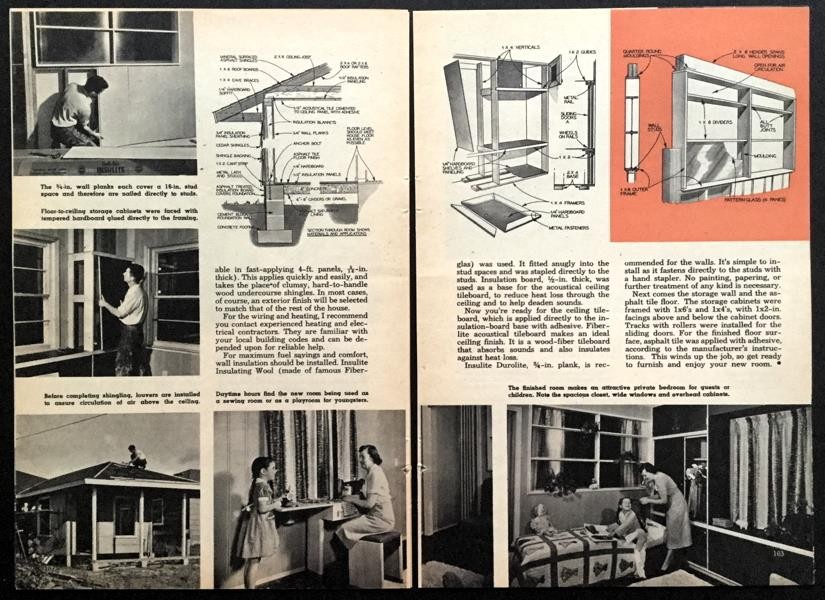 How-To Plan & Build a Room PLANS 1953 INFO Home Addition
