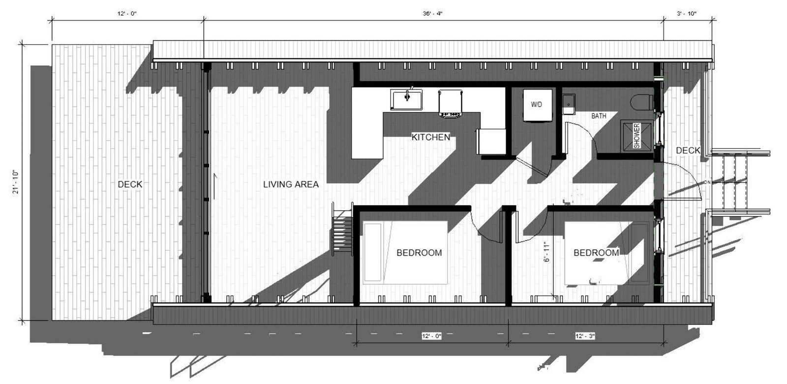 Modern Yosemite A Frame 22′ x 36′ Spacious Cabin / Tiny House / A-Frame House De
