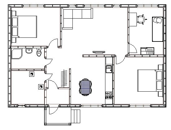 Construction Drawings/ DESIGN / PLANS / Khovajärvi frame house project (KD-94).