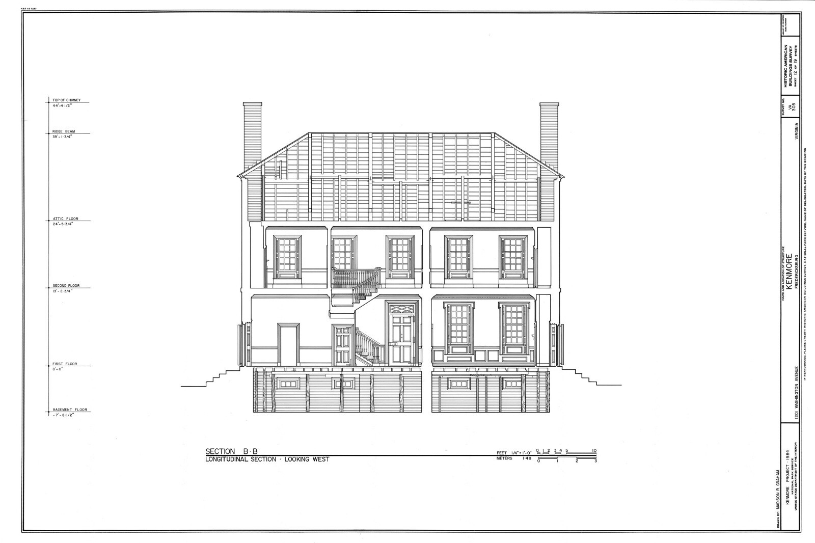 Kenmore Plantation, traditional colonial house, 4+ bedrooms, printed home plans