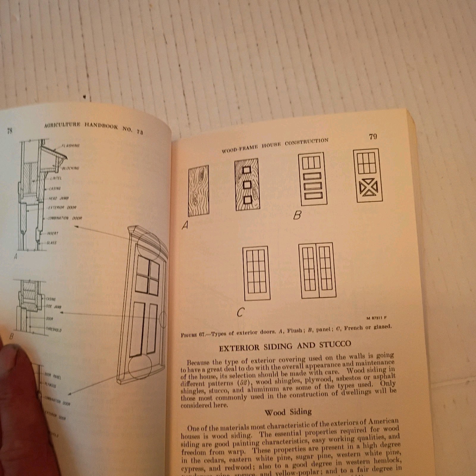 Wood-Frame House Construction by L. O. Anderson and O. C. Heyer 1955 Softcover