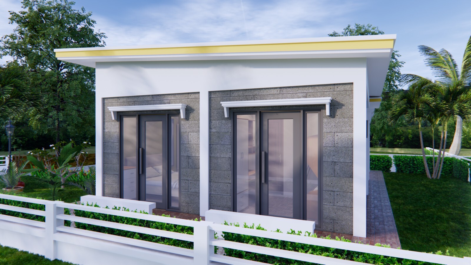 30×20 Feet Small Home Floor Plans 9×6 Meter 2 Beds 1 Bath Shed (A4 Hard Copy)