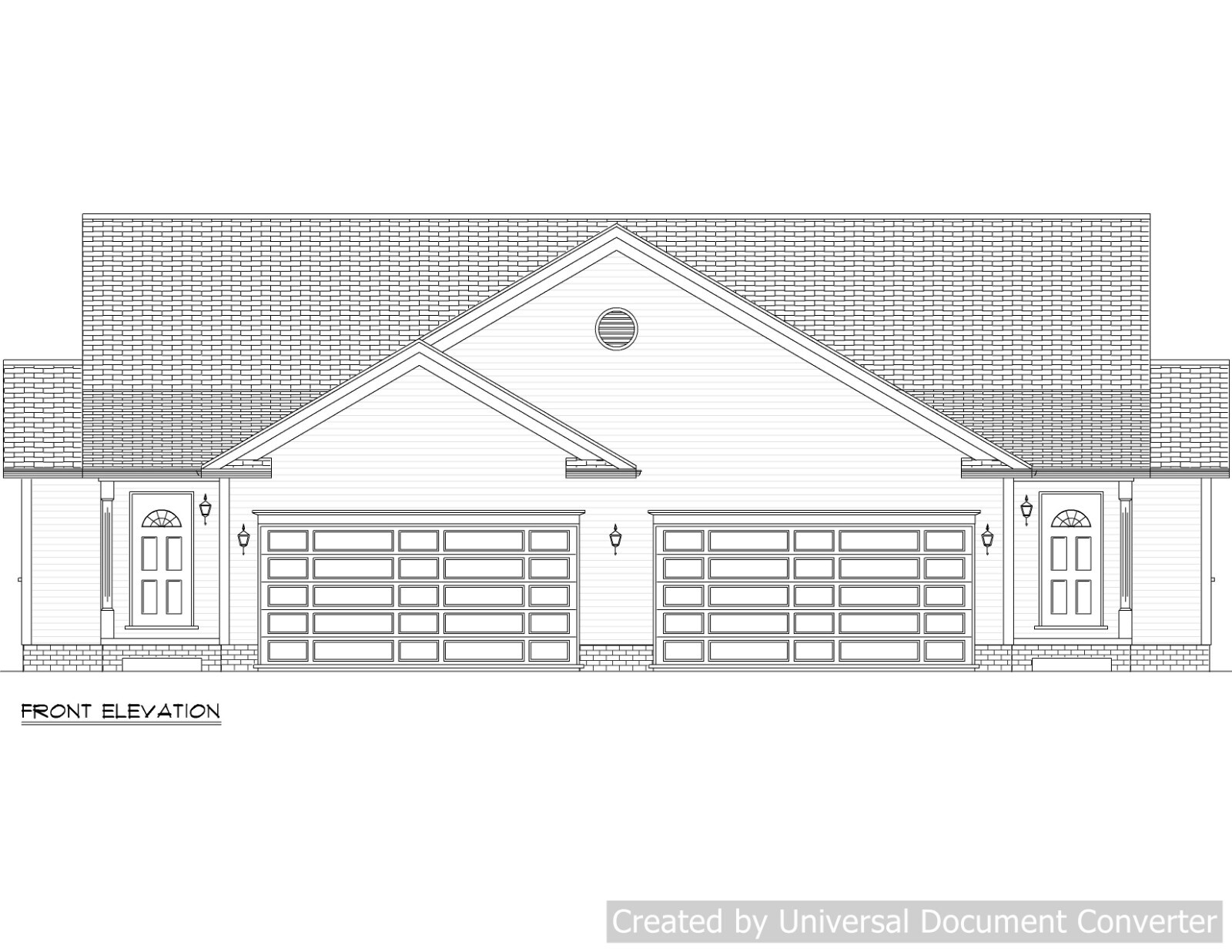 Full Set of Condominium / Duplex building plans 1,376 sq ft