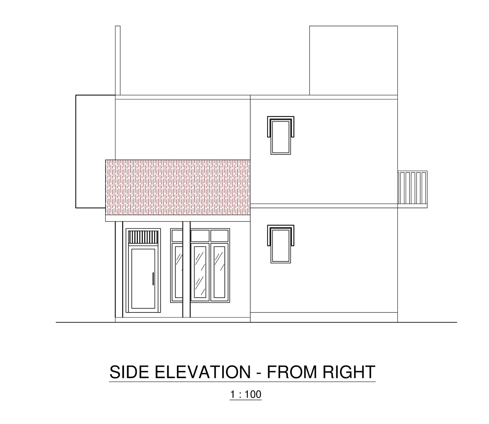 Modern Two Story House Plan With 3D Images DWG CAD File And PDF For Blueprint