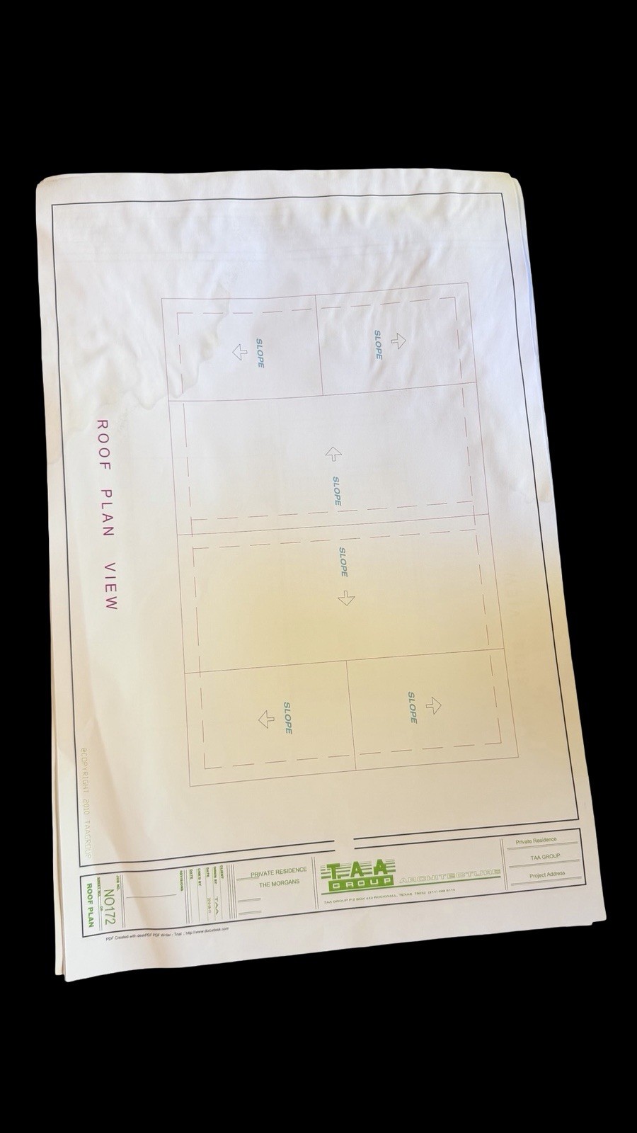 Lot of 20 Residential Architectural Blueprint Plans TAA Group House Floor Plans