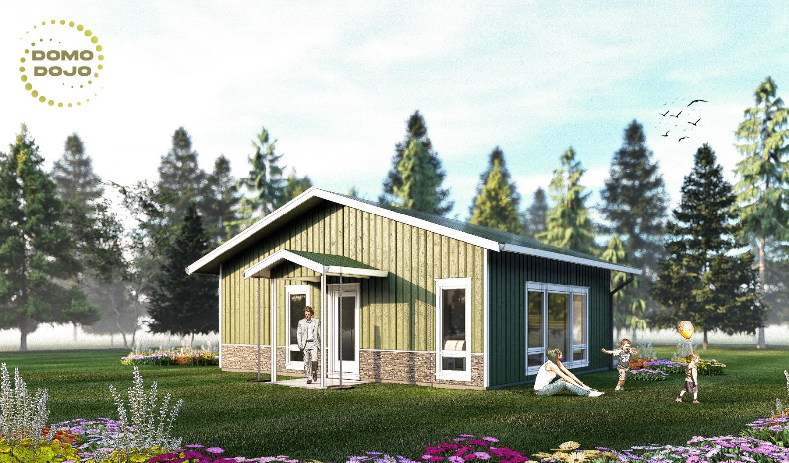 Country Cottage ADU Plans – PDF Downloadable Blueprint