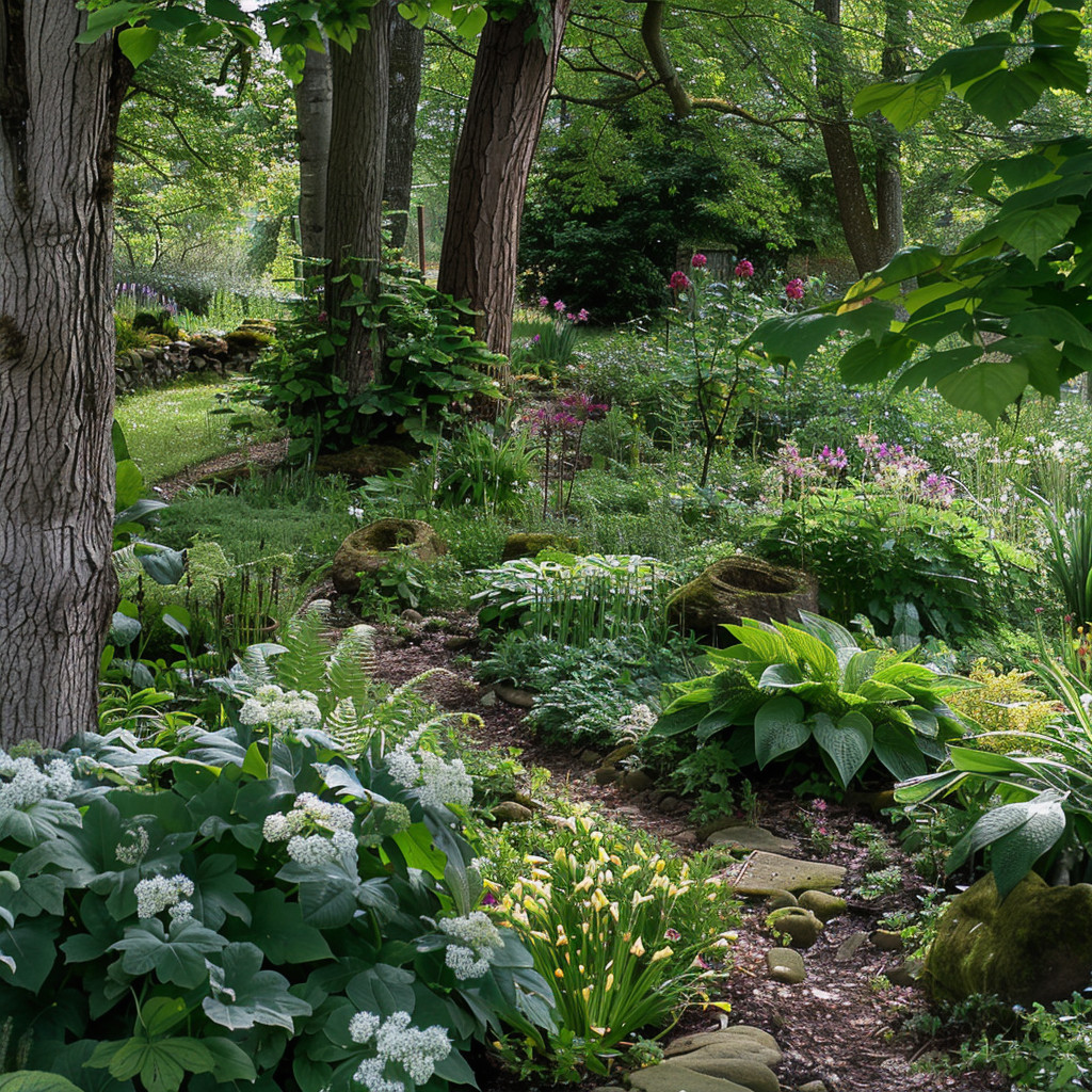 Custom English/Woodland Garden Design – Detailed Plant List & Support