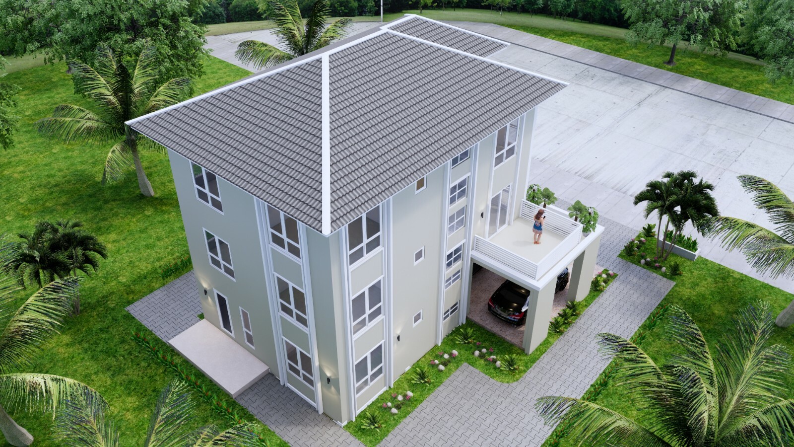 36×46 Feet House Design Plans 11×14 Meter 6 Beds 4 Baths Hip Roof (A4 Hard Copy)