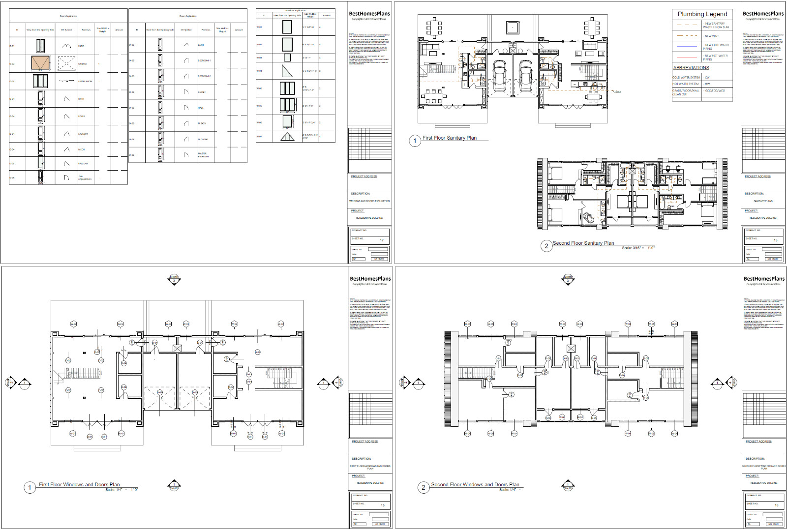 86’x29′ Double A-Frame Cabin, 6-Beds, 8 Baths, 2 Garage bays, 3556SF Living Area