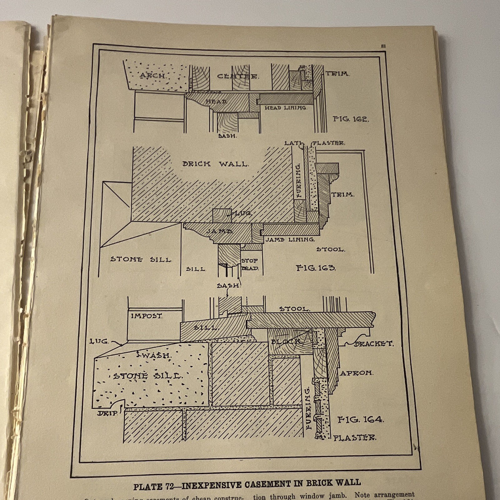 Original 1912 William A. Radford Window Framing Construction Plates Lot of 23 –