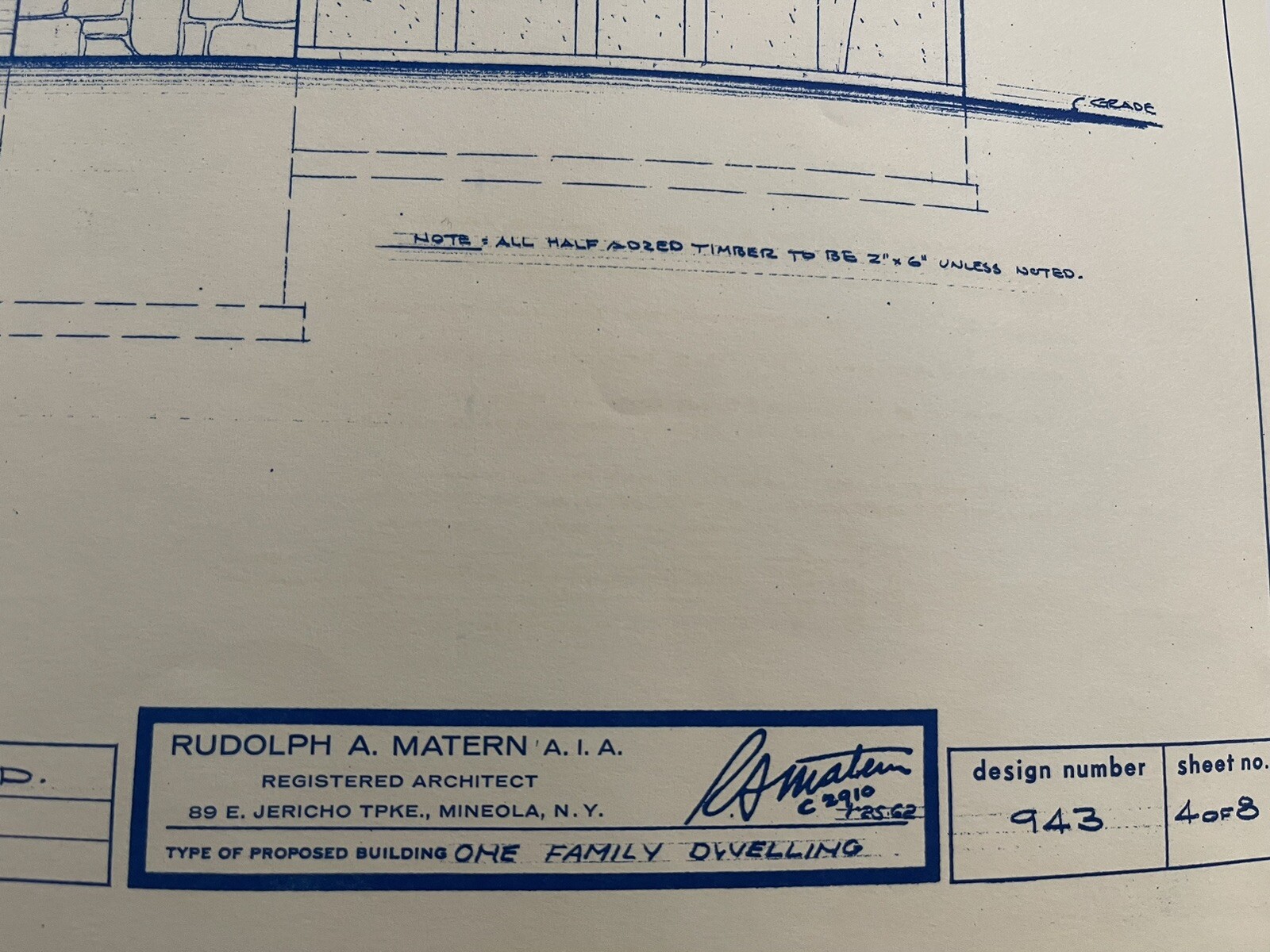 Home Plans 4 Bedrooms 2 Bath From Esteemed Architect Rudolph A Matern 1960’s