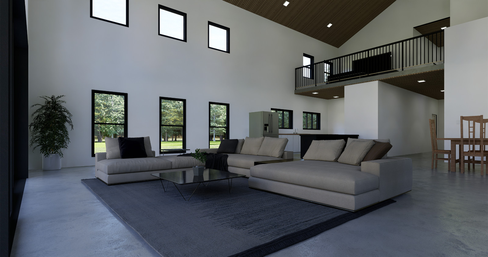 Barndominium House Plan, 5 Beds 3 bath with loft, 32’x70′ plan 2,400 sq ft | PDF