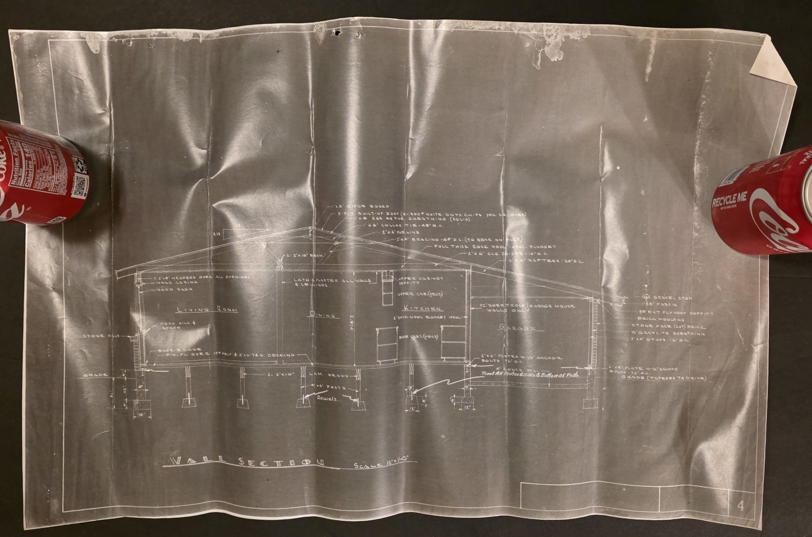1959 Boise Idaho Glenn Blaser Duplex Blueprint Plans Architectural Archive