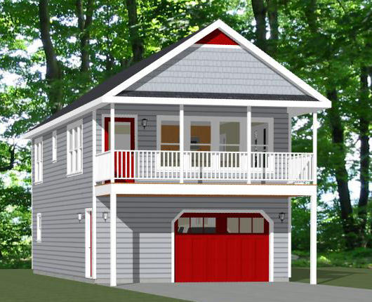 20×40 House — 2 Bedroom 1.5 Bath — 1,053 sq ft — PDF Floor Plan — Model 6A