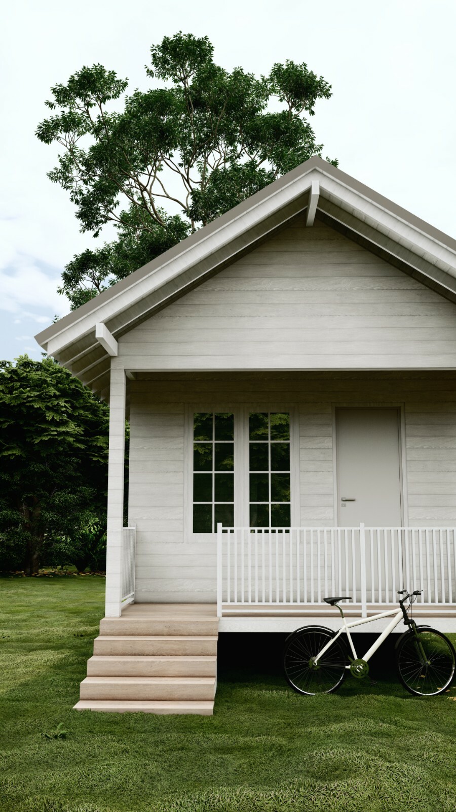 Custom Tiny House Plan 3D images DWG CAD File And PDF For Blueprint Plans