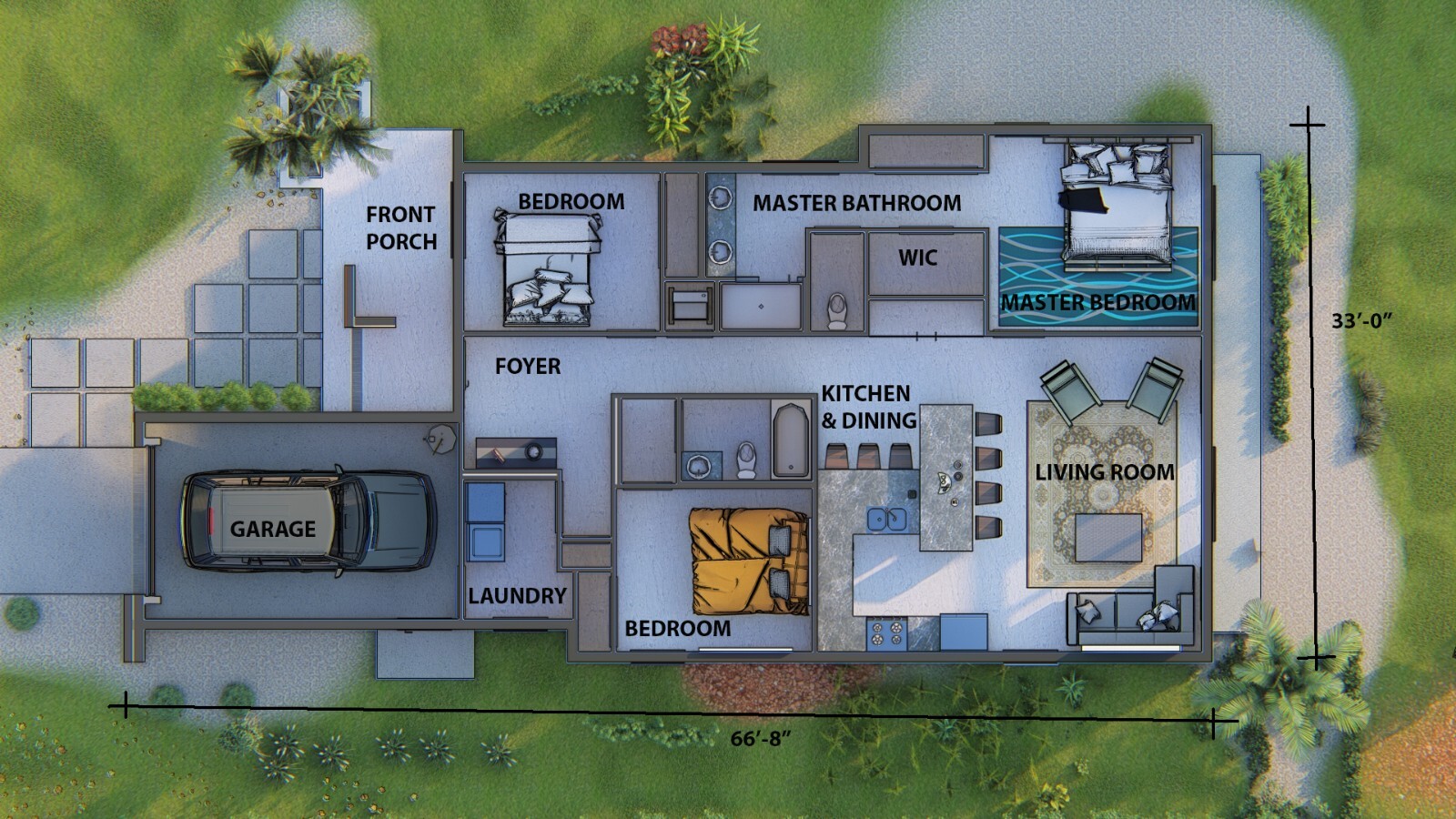 CADFILE BLUEPRINTS CONTEMPORARY HOUSE PLAN ARCHUP #114