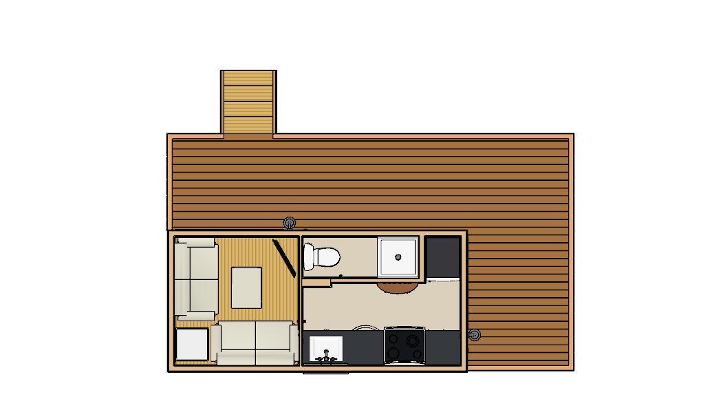153sqft – 8’6″x18′ -1bedrm1bath- Tiny/Small House Plan – us – ala cart
