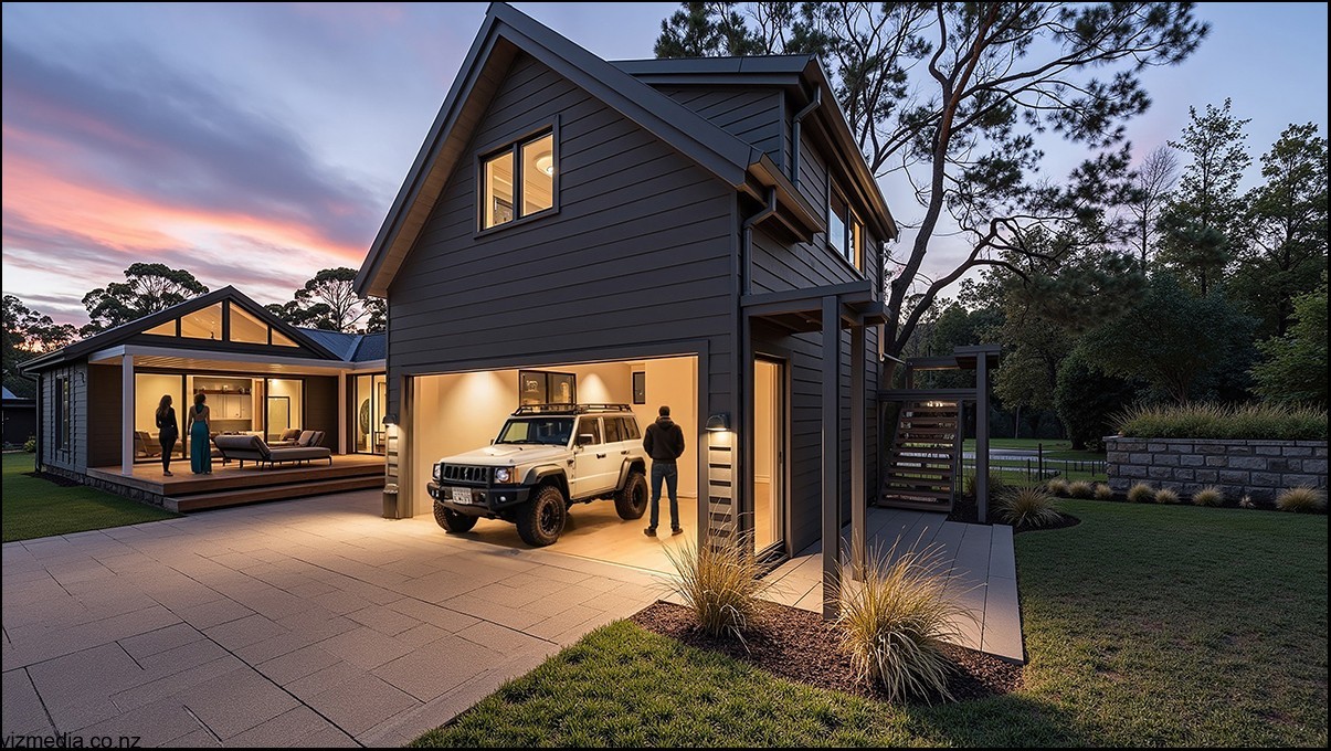 2 Car Garage with loft Apartment-415SF ADU Studio Loft offering endless space