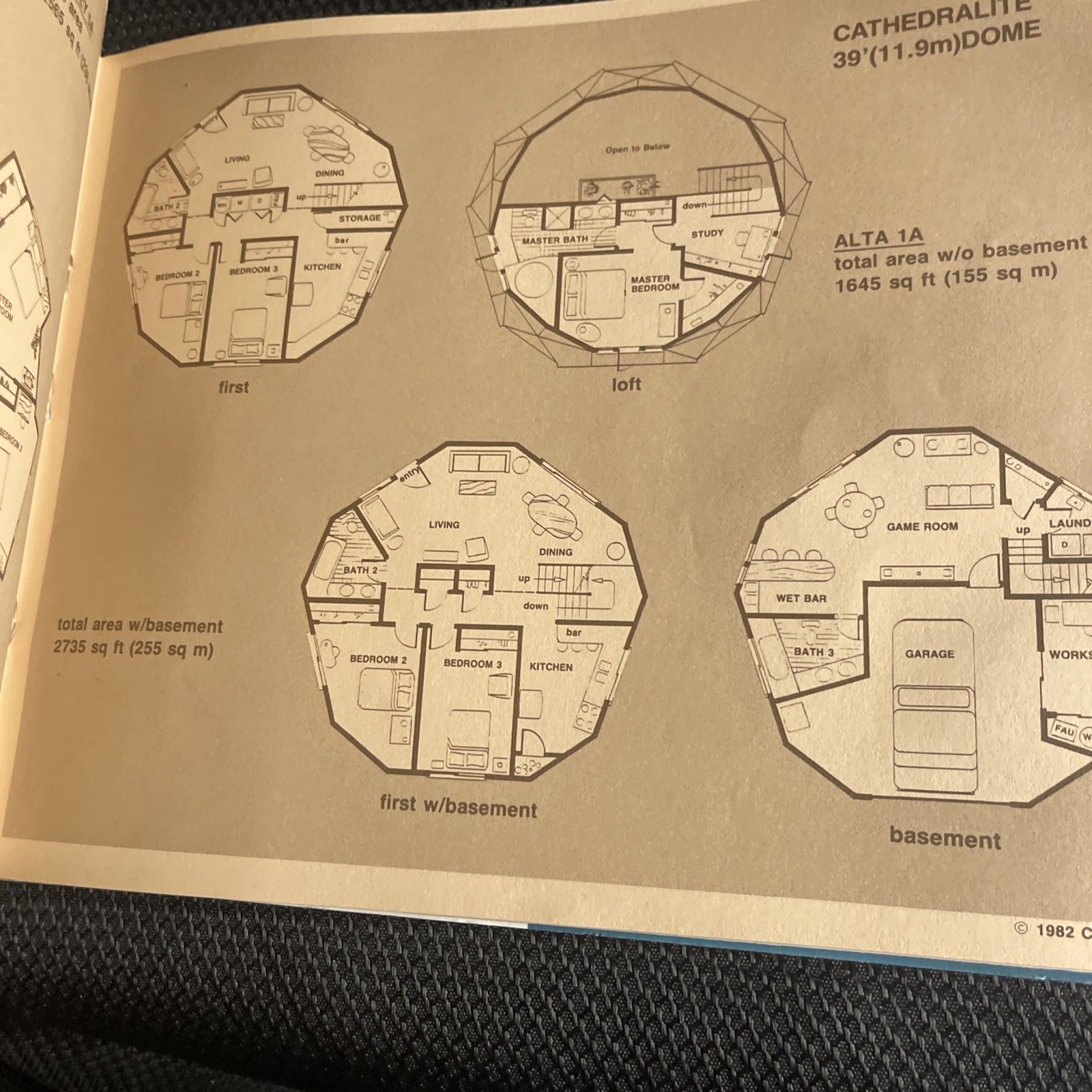 geodesic living by Cathedralite – Energy Efficient Homes catalog Capitola 70’s