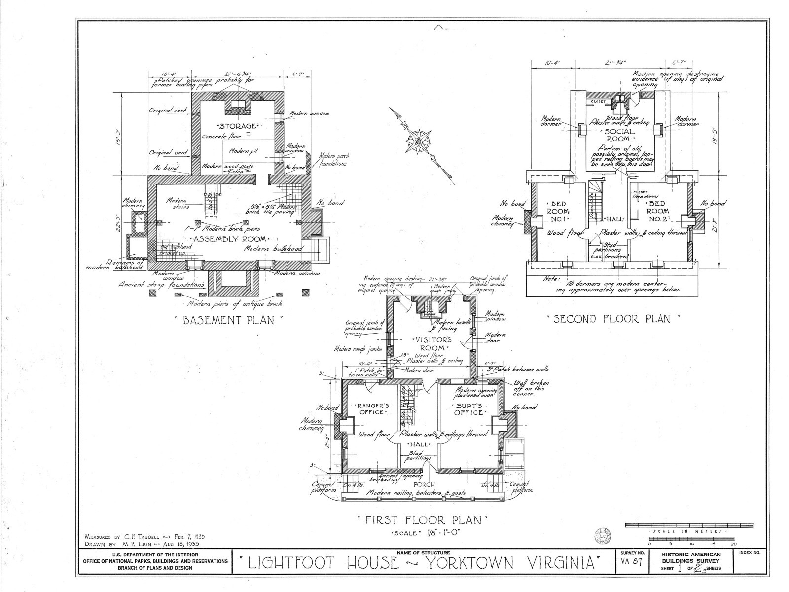 Historic colonial brick cottage, charming small house, printed home plans