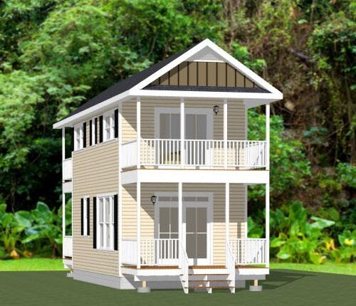 14×28 House — 749 sq ft — PDF FloorPlan — Model 6A