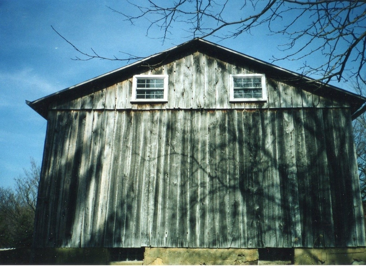 Ohio Salt Fork Area Weathered Barn Dismantle Red Oak White Oak Reclaim Rebuild