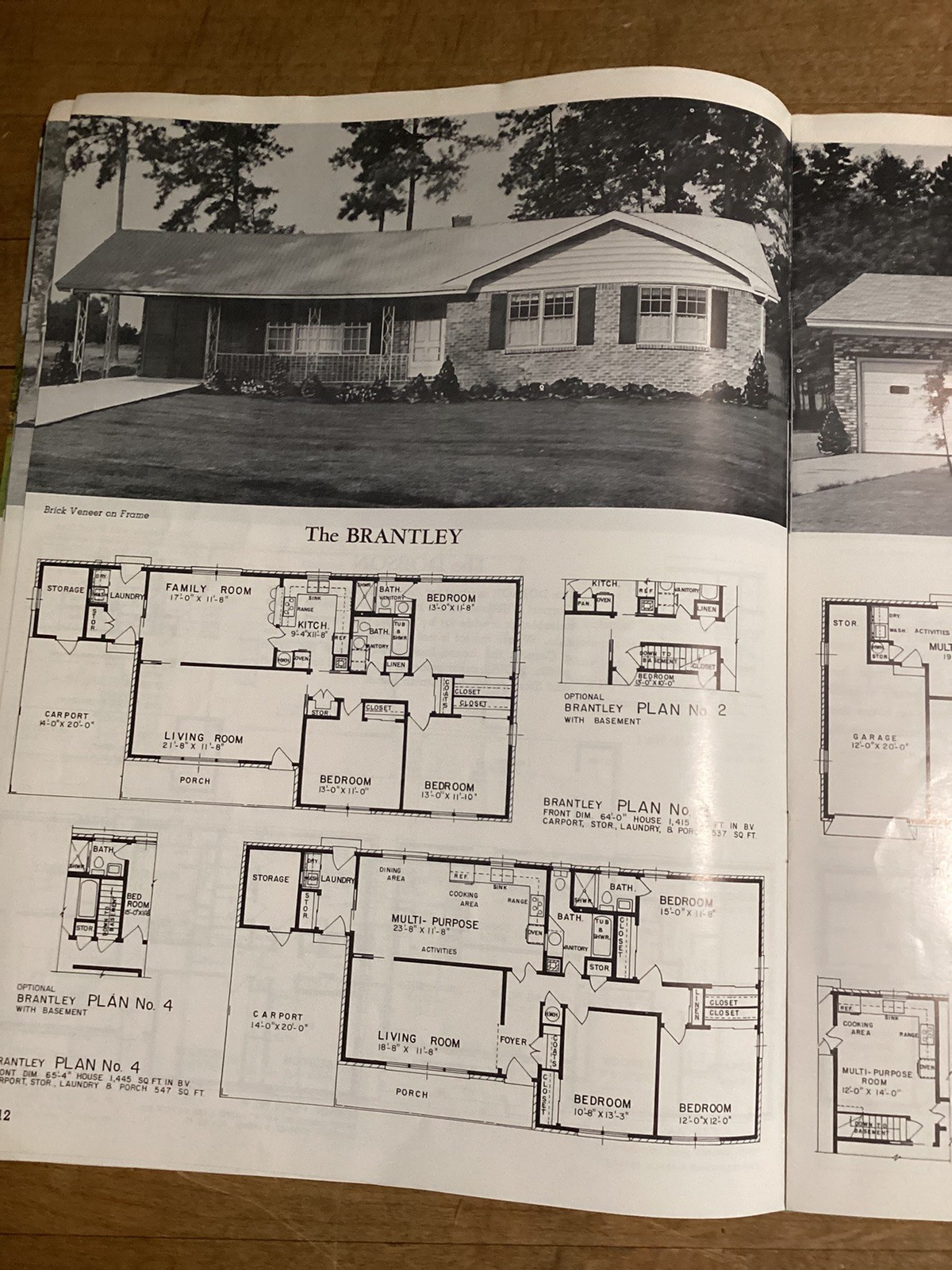Vintage : HOUSE PLANS «Homes Of Today» B-86 Standard Homes Plans UNITED STATES