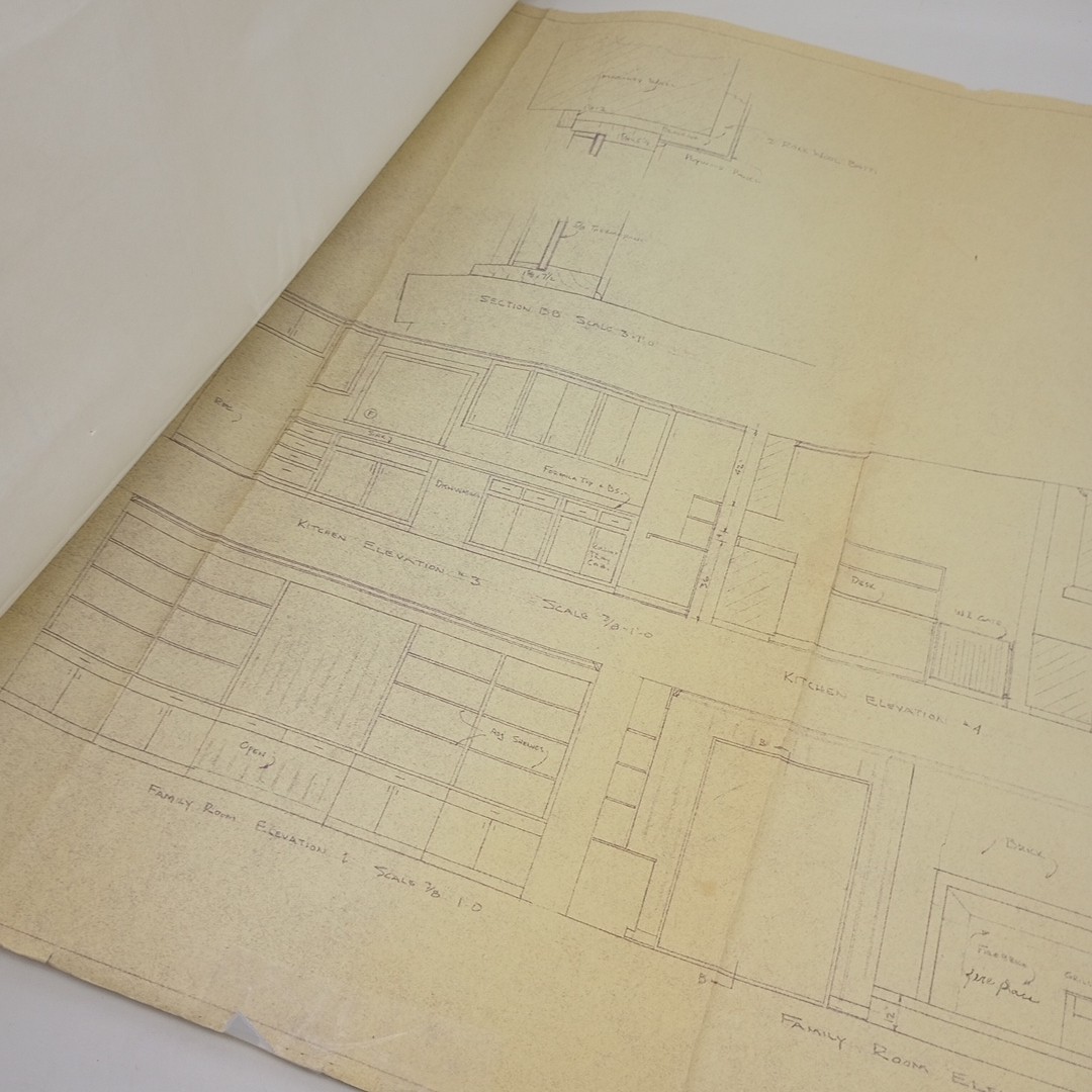 Original 1964 MCM House Plans Hugh Mitchum House Charlotte NC – Aubrey Arant Jr.