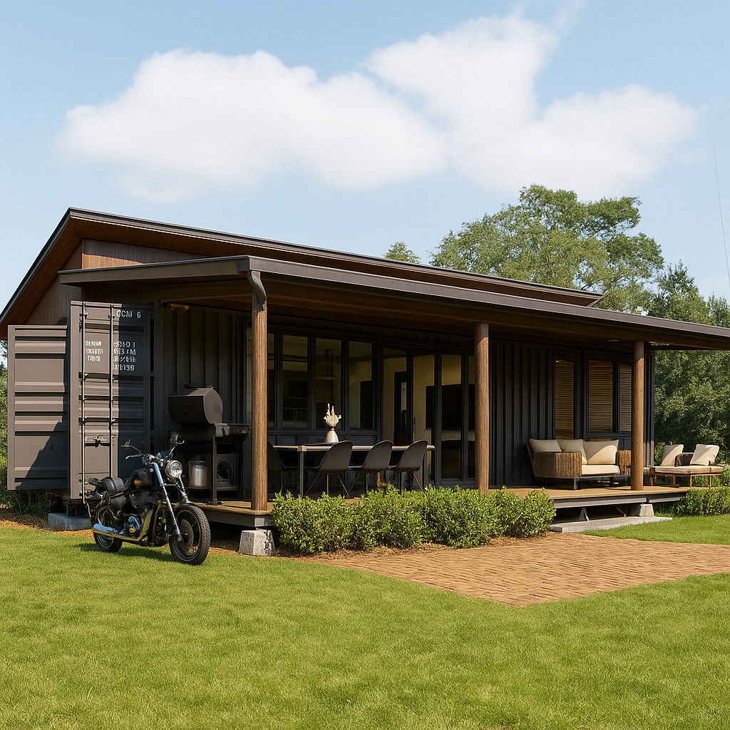 Container house plans – 2 bedrooms – 1 bathroom – Digital PDF File