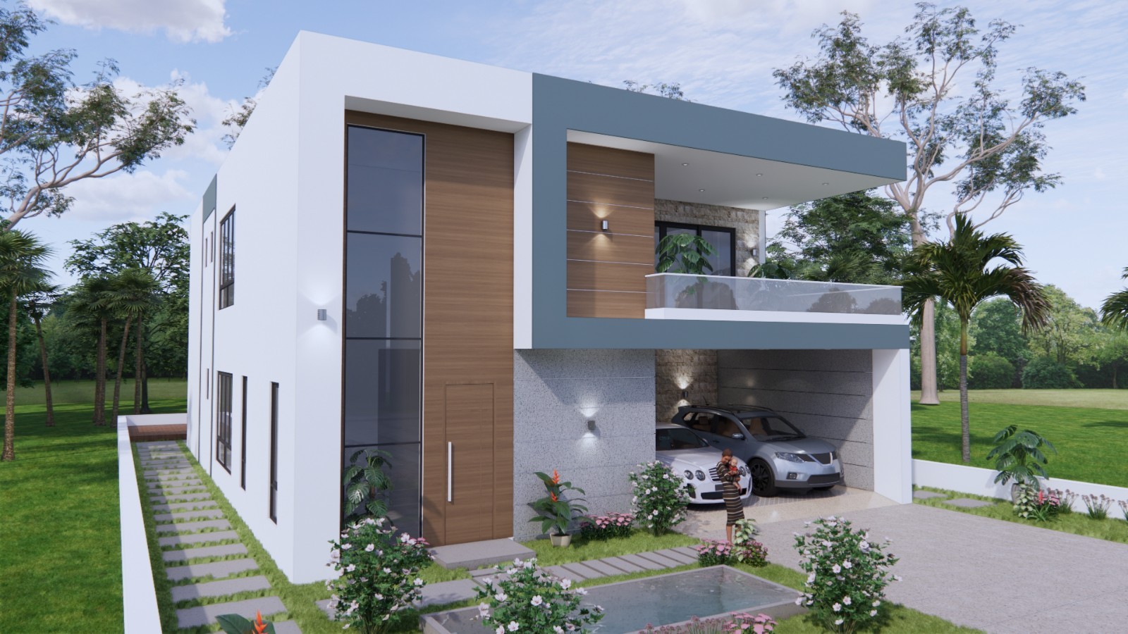 39×56 Feet House Plans 3d 12×17 Meter 6 Beds 8 Baths PDF File and (A4 Hard Copy)