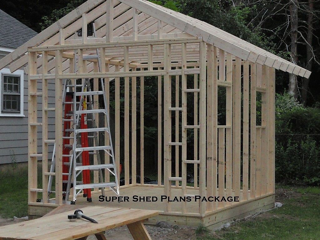 Custom Design Shed Plans, 6×8 Gable Storage, DIY Instructions, Plans, Blueprints