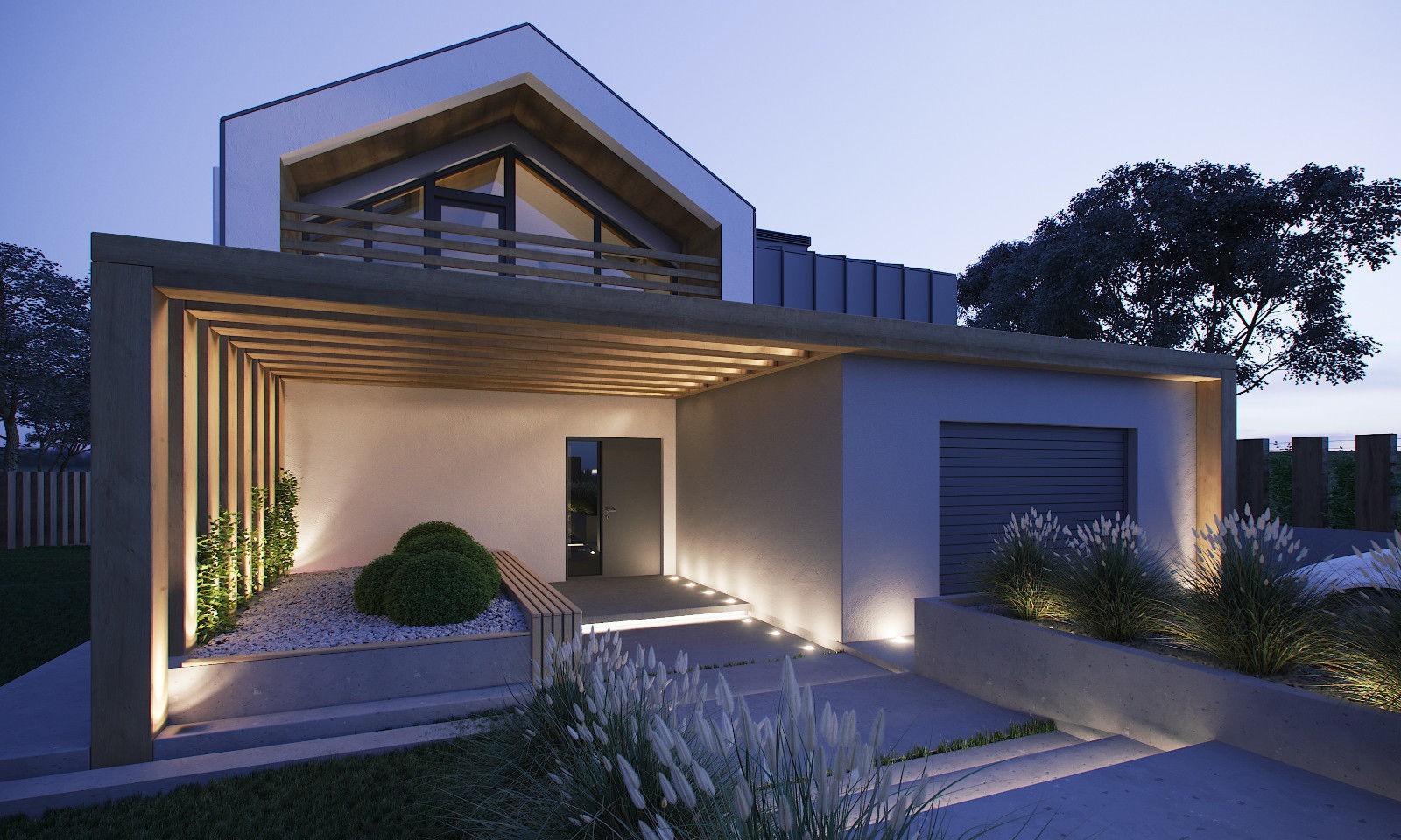 Modern House Plan Building Plans Blueprints 217m 2,336ft 3 bedroom 2.5bath CAD