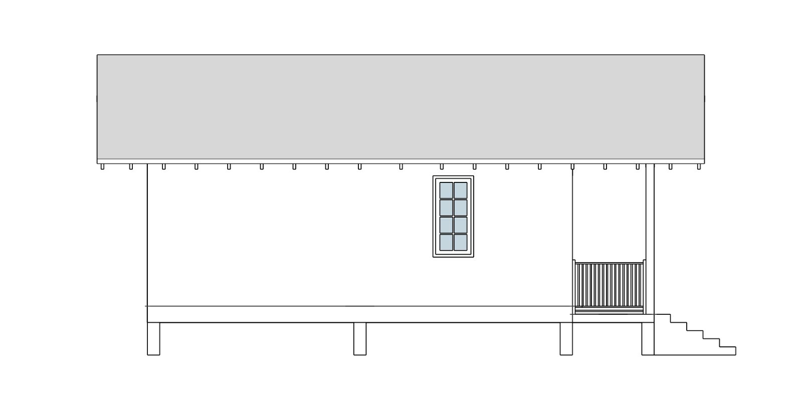 Custom Tiny House Plan 3D images DWG CAD File And PDF For Blueprint Plans